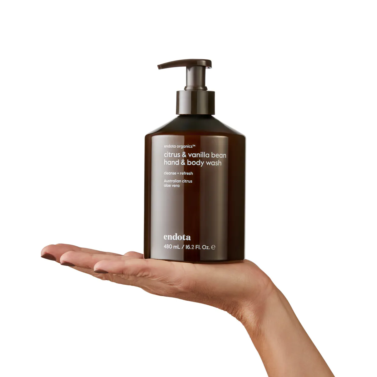 Endota Citrus & Vanilla Bean Hand & Body Wash 480ml, view 2