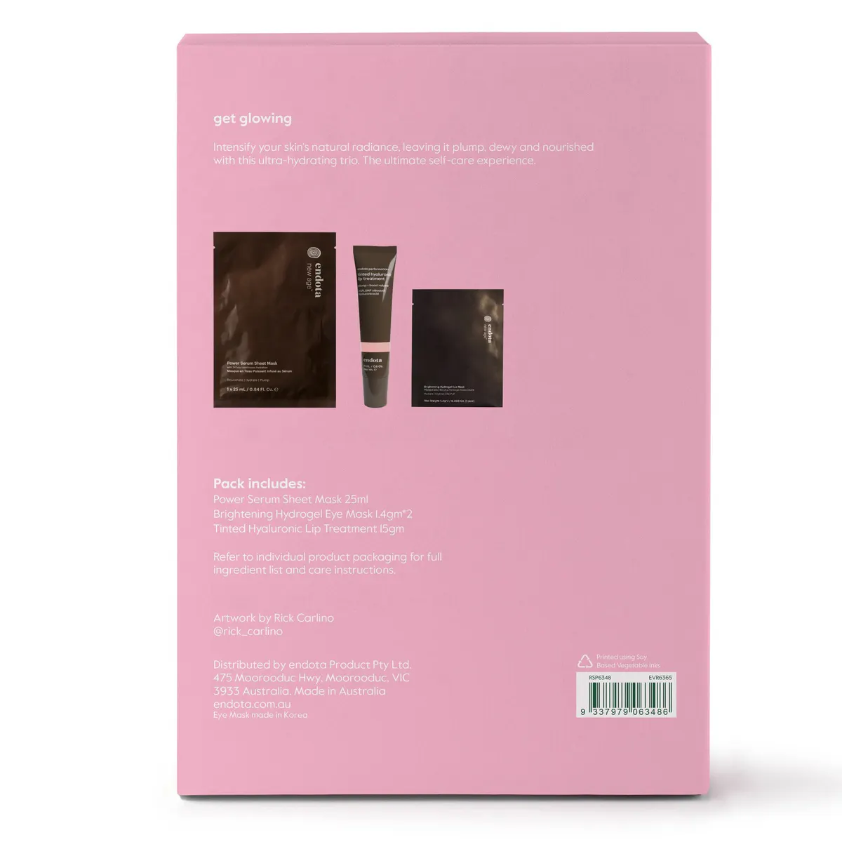 Endota Get Glowing Pack, view 3
