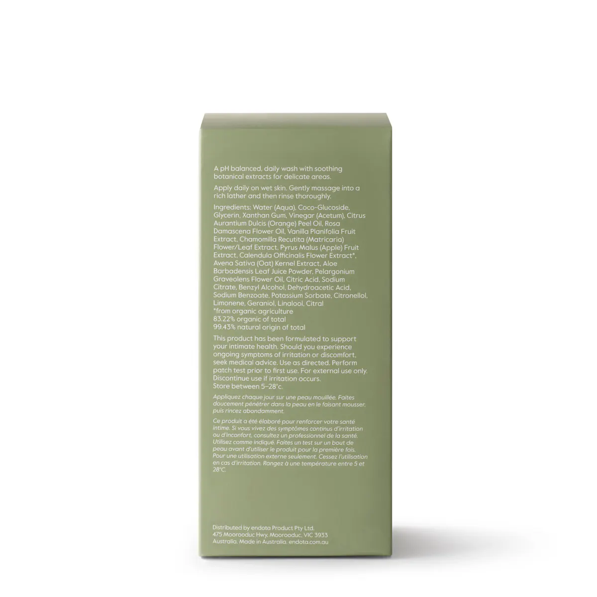Endota Intimate Wash 250ml, view 6