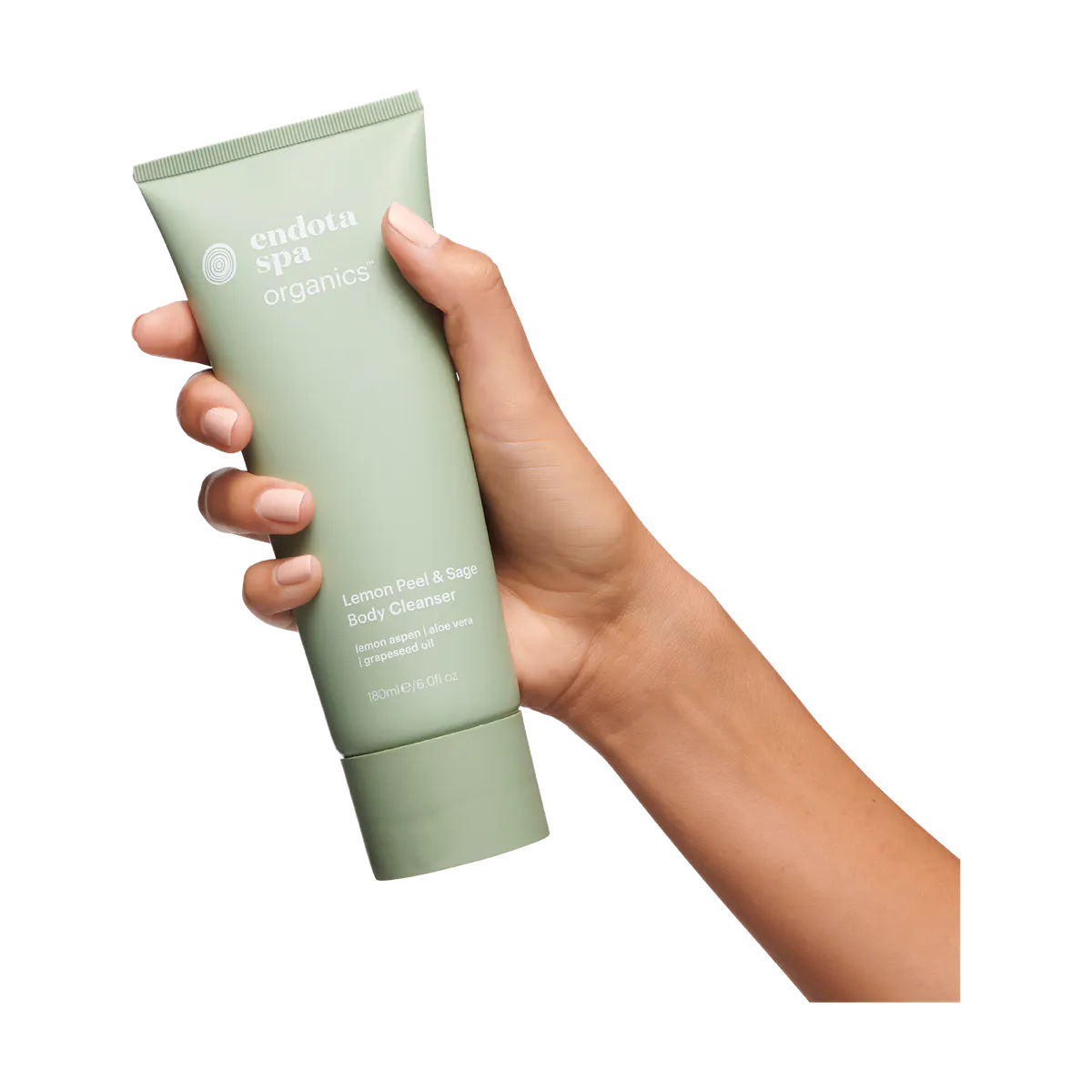 Endota Organics Lemon Peel & Sage Body Cleanser 180ml, view 3