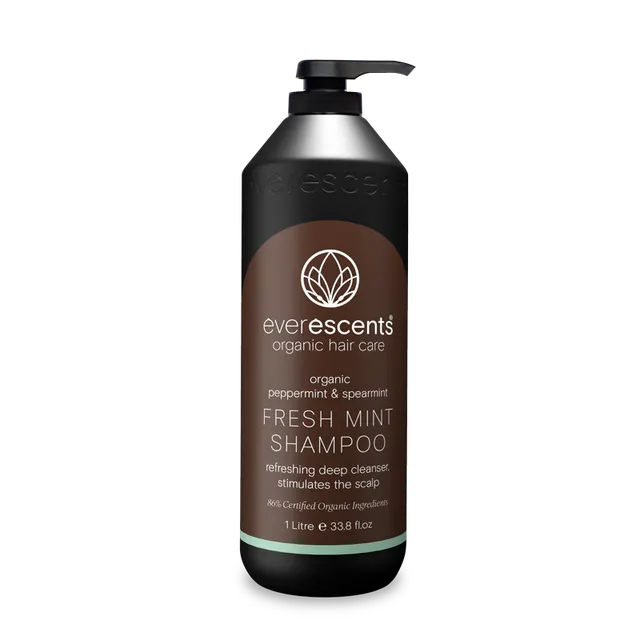 EverEscents Organic Fresh Mint Shampoo 1000ml