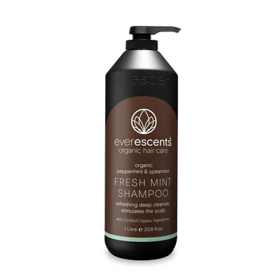 EverEscents Organic Fresh Mint Shampoo 1000ml