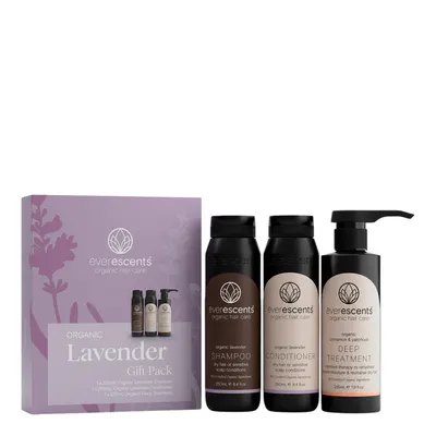 EverEscents Organic Lavender Trio Pack with Deep Treatment