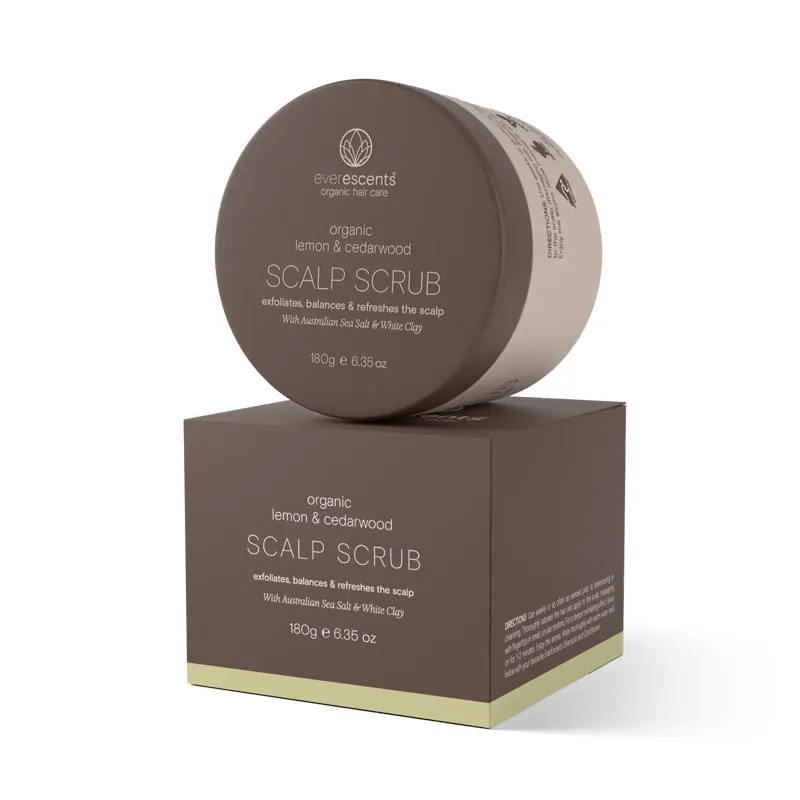EverEscents Organic Lemon & Cedarwood Scalp Scrub 180g, view 7