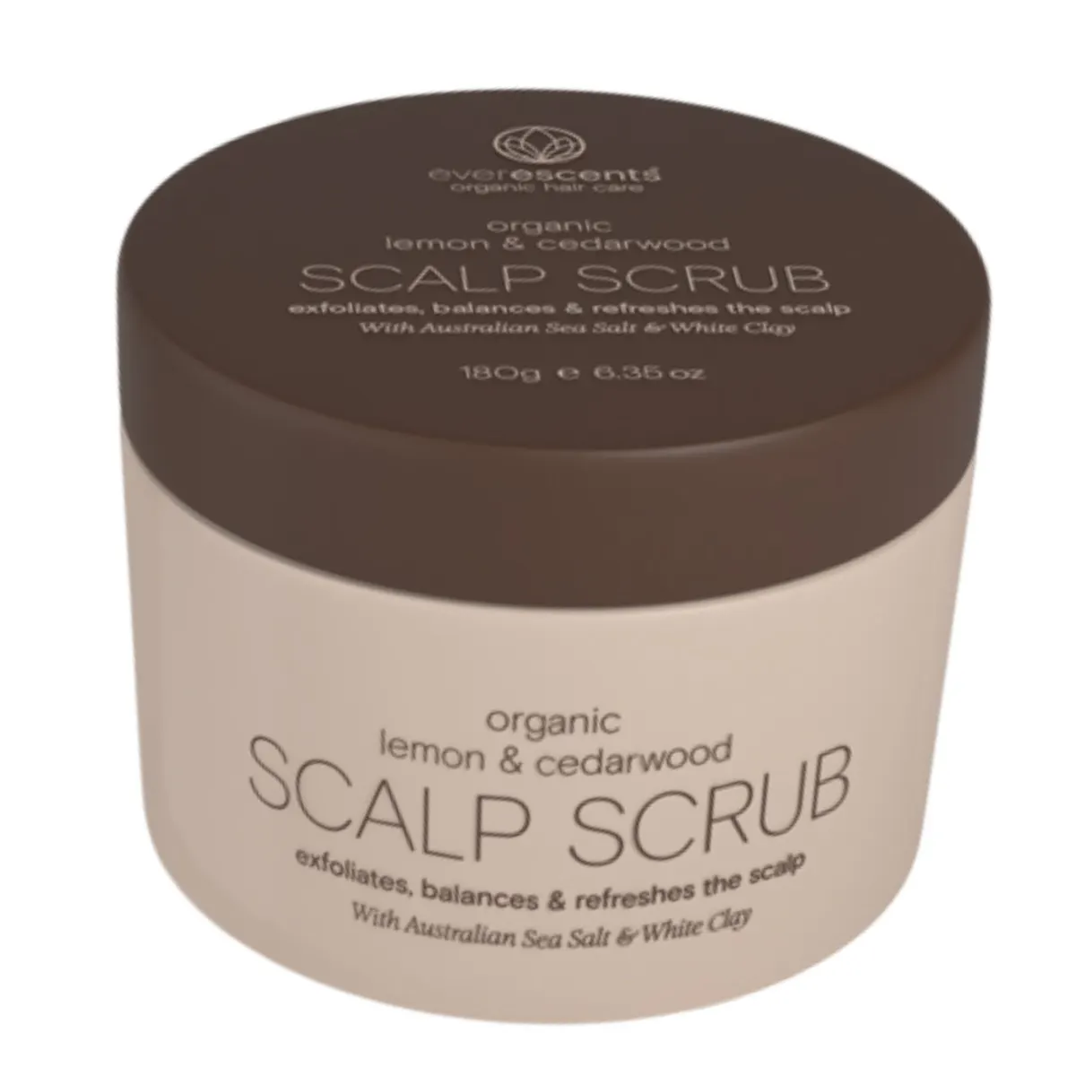 EverEscents Organic Lemon & Cedarwood Scalp Scrub 180g, view 8
