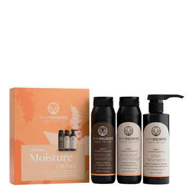 EverEscents Organic Moisture Trio Pack with Deep Treatment