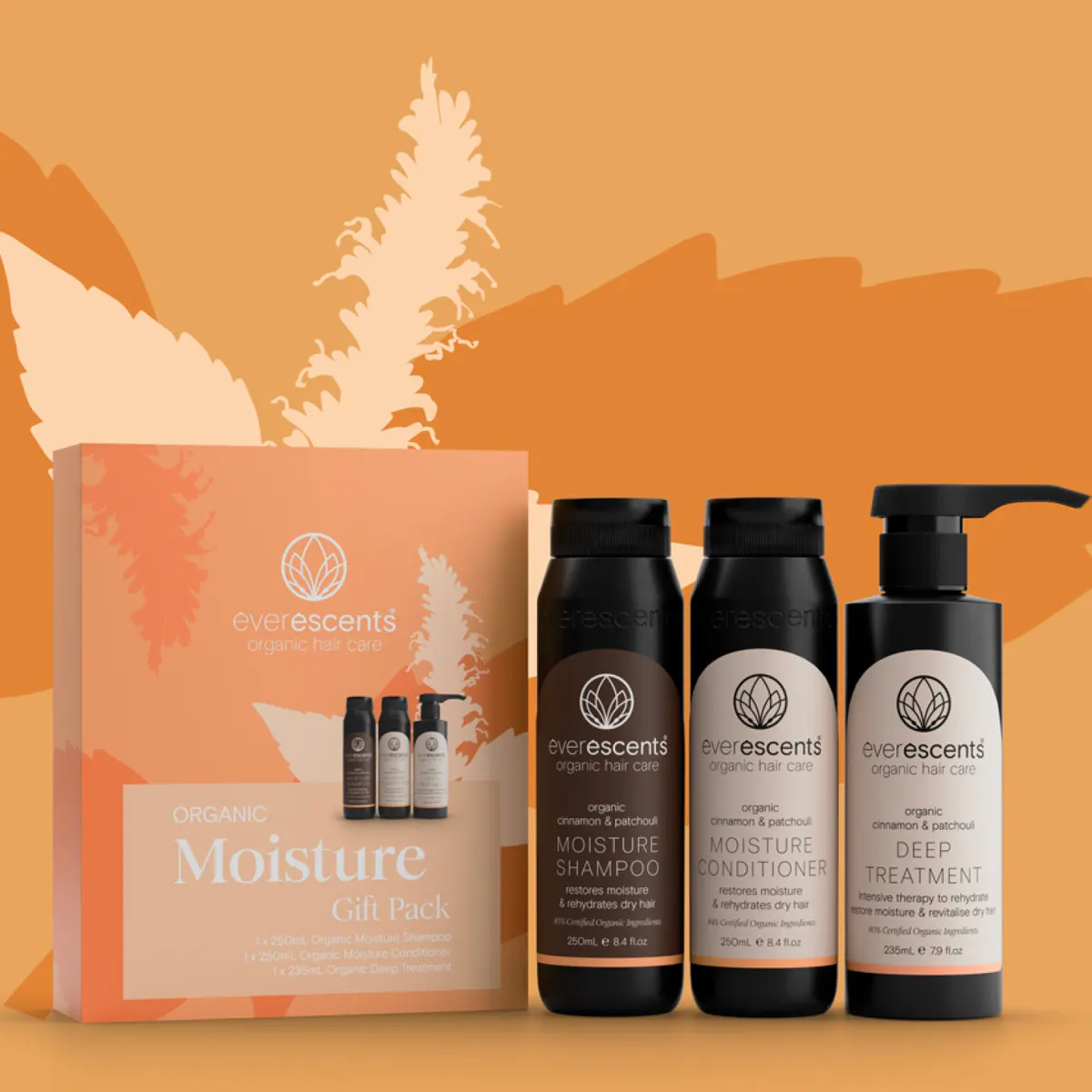 EverEscents Organic Moisture Trio Pack with Deep Treatment, view 3