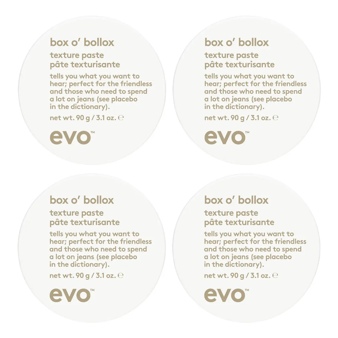 Evo Box O' Bollox Texture Paste 90g Quad Bundle
