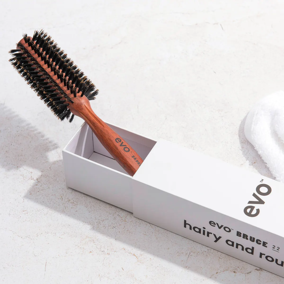 Evo Bruce Natural Bristle Radial Brush 22mm, view 3
