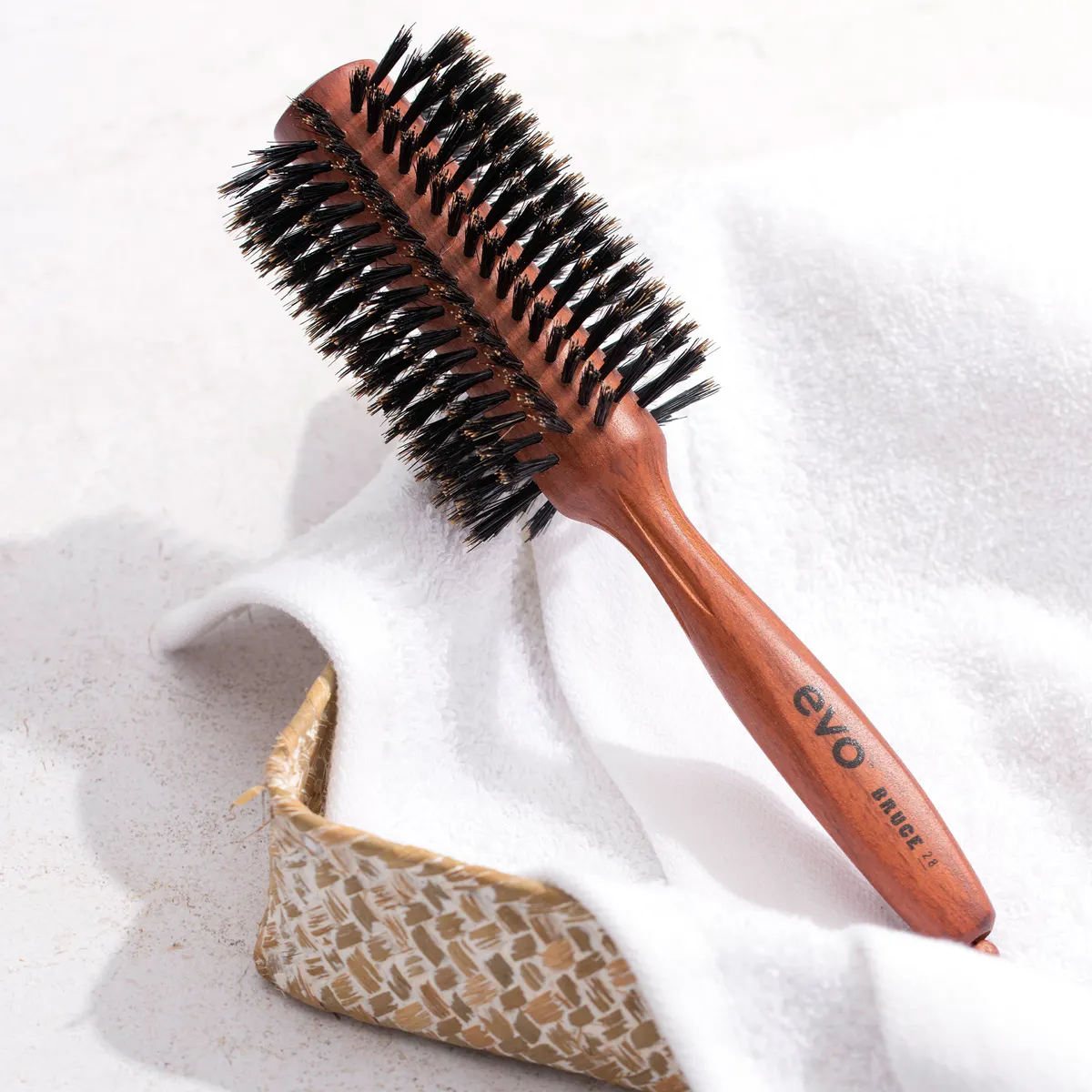 Evo Bruce Natural Bristle Radial Brush 28mm, view 3