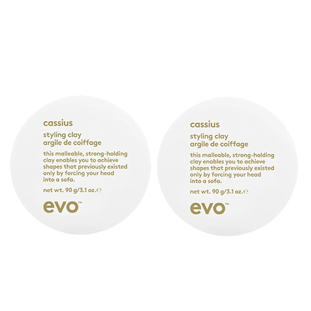 Evo Cassius Styling Clay 90g Duo Bundle