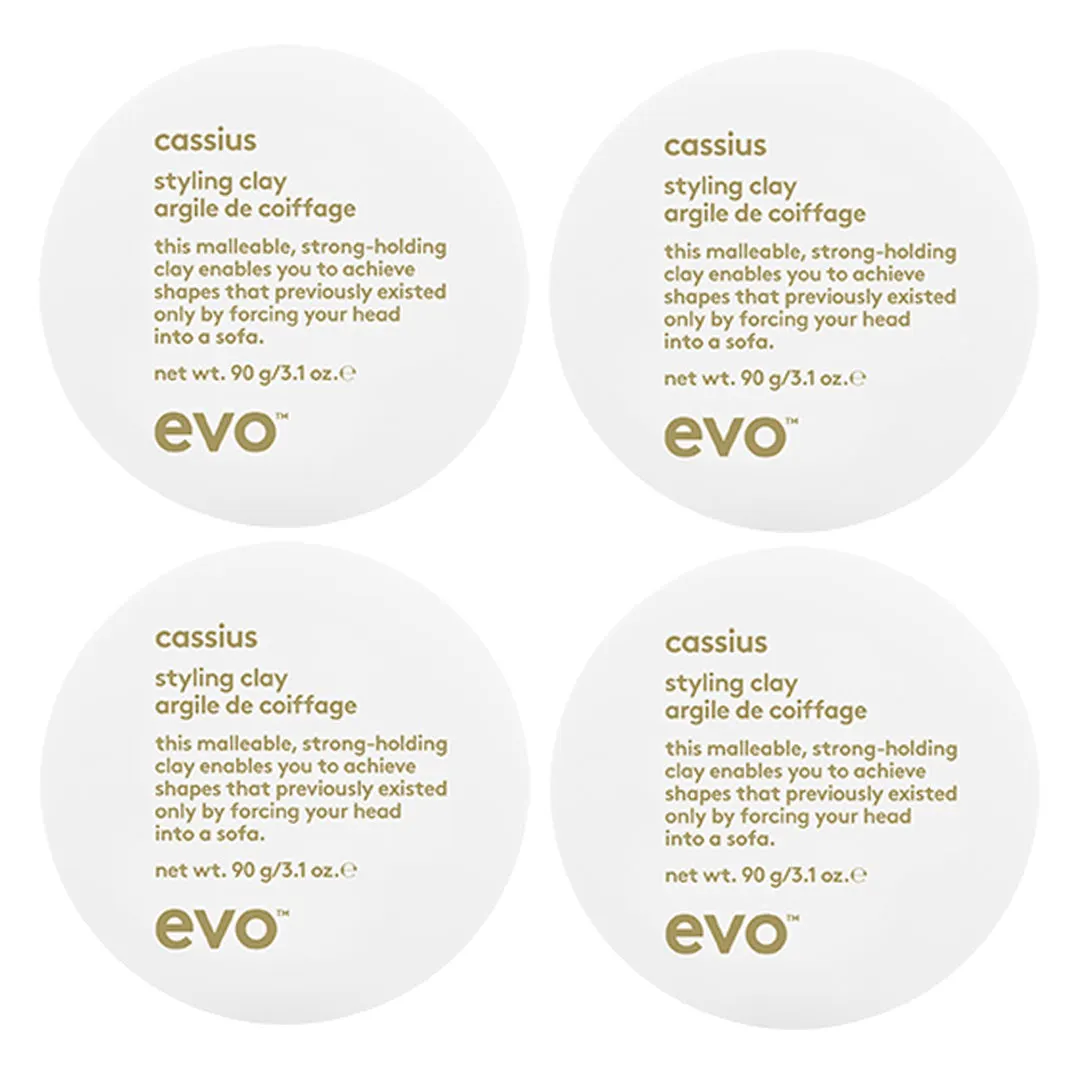 Evo Cassius Styling Clay 90g Quad Bundle