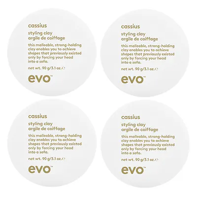 Evo Cassius Styling Clay 90g Quad Bundle