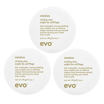Evo Cassius Styling Clay 90g Trio Bundle