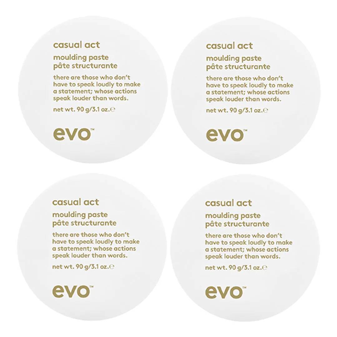Evo Casual Act Moulding Paste 90g Quad Bundle