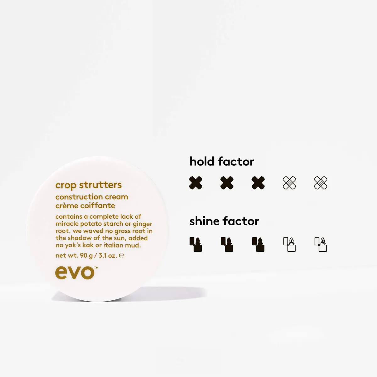Evo Crop Strutters Construction Cream 90g Quad Bundle, view 3
