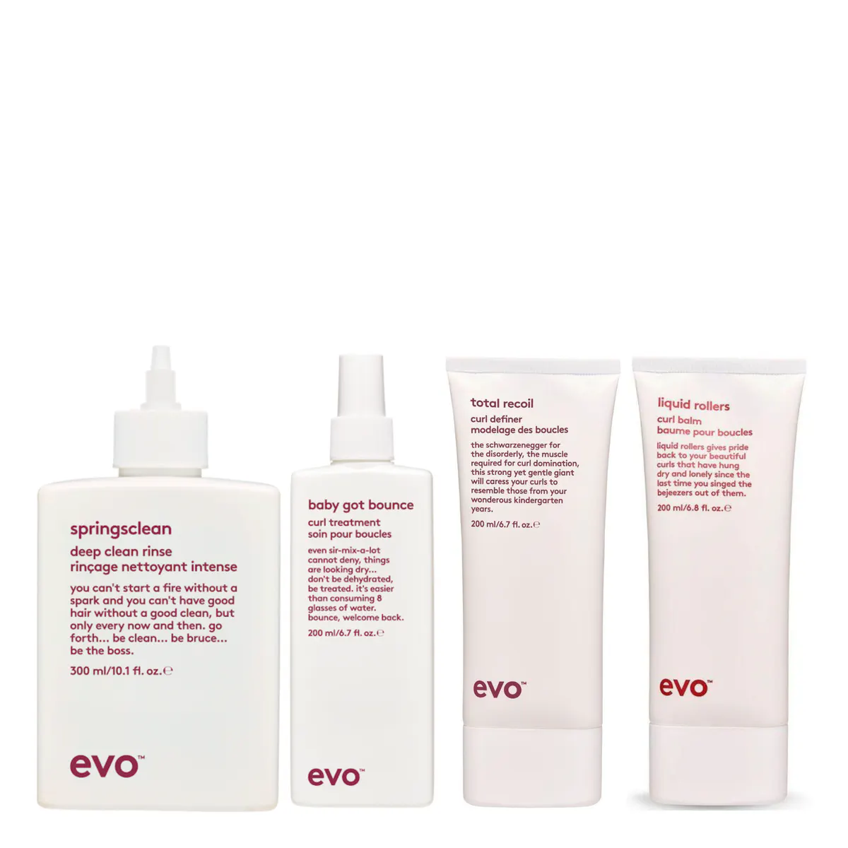 Evo Curly Hair Routine Quad Bundle