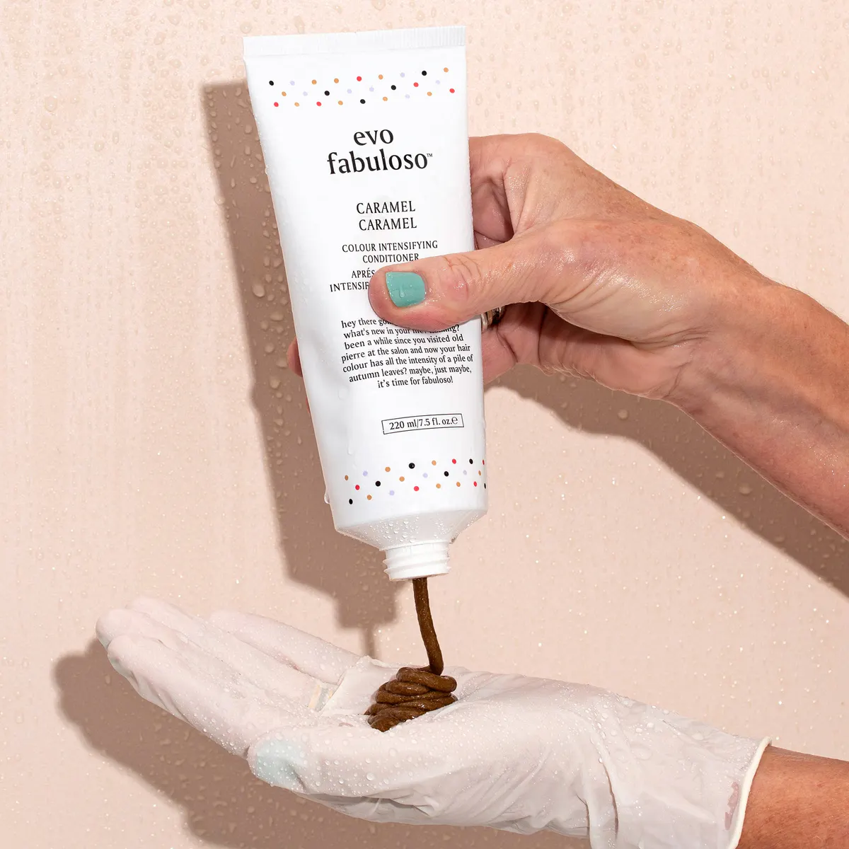 Evo Fabuloso Caramel Colour Boosting Treatment 220ml, view 2