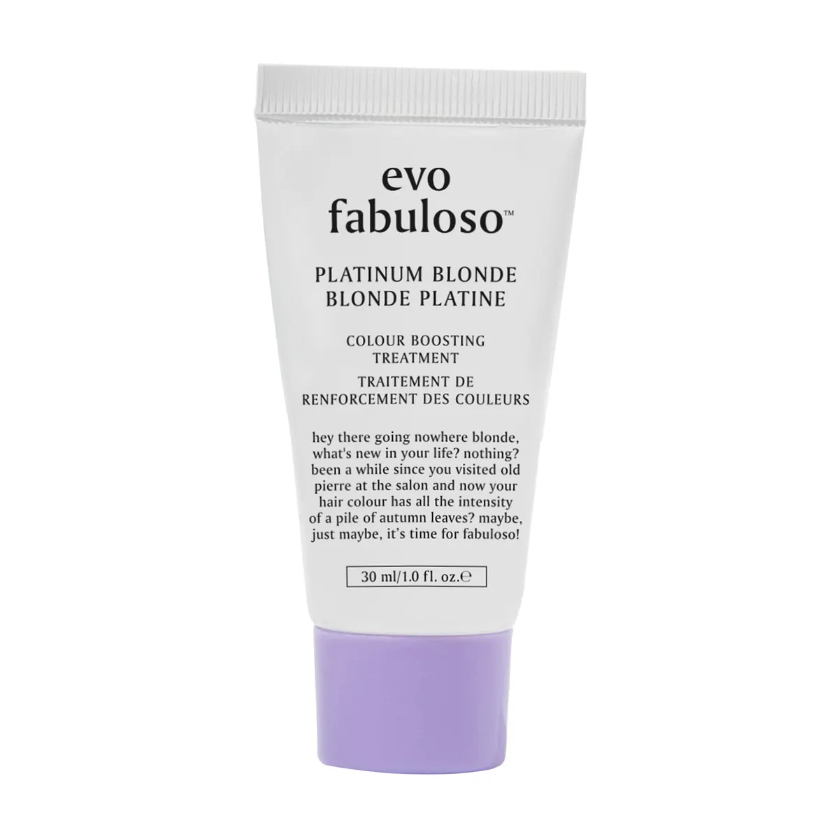 Evo Fabuloso Platinum Blonde Shampoo and Colour Boosting Treatment Duo Bundle, view 4