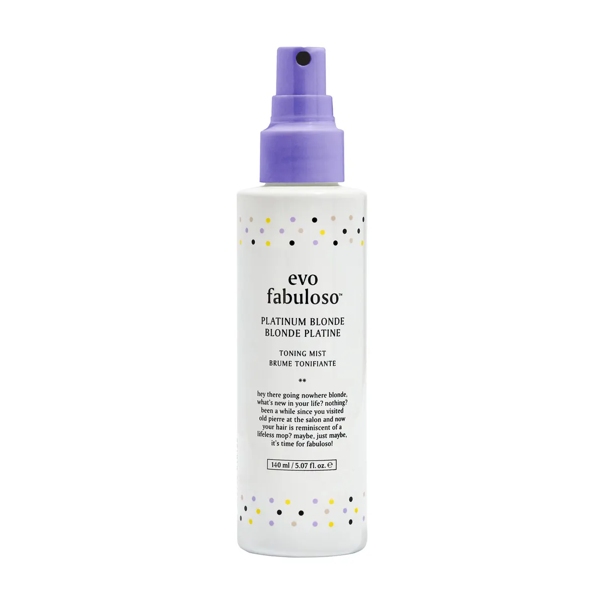 evo Fabuloso Platinum Blonde Toning Mist 140ml