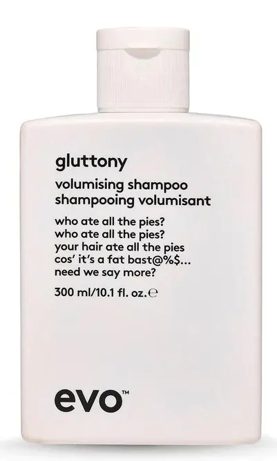 Evo Gluttony Volumising Shampoo and Root Canal Volumising Spray Duo Bundle, view 3