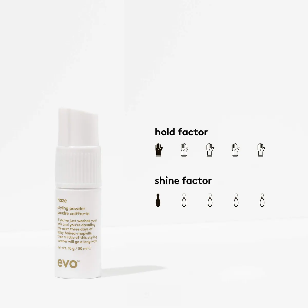 Evo Haze Styling Powder 50ml Quad Bundle, view 3