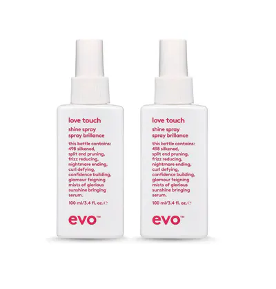 Evo Love Touch Shine Spray 100ml Duo Bundle