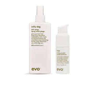 Evo Salty Dog Salty Spray and Haze Styling Powder Duo Bundle