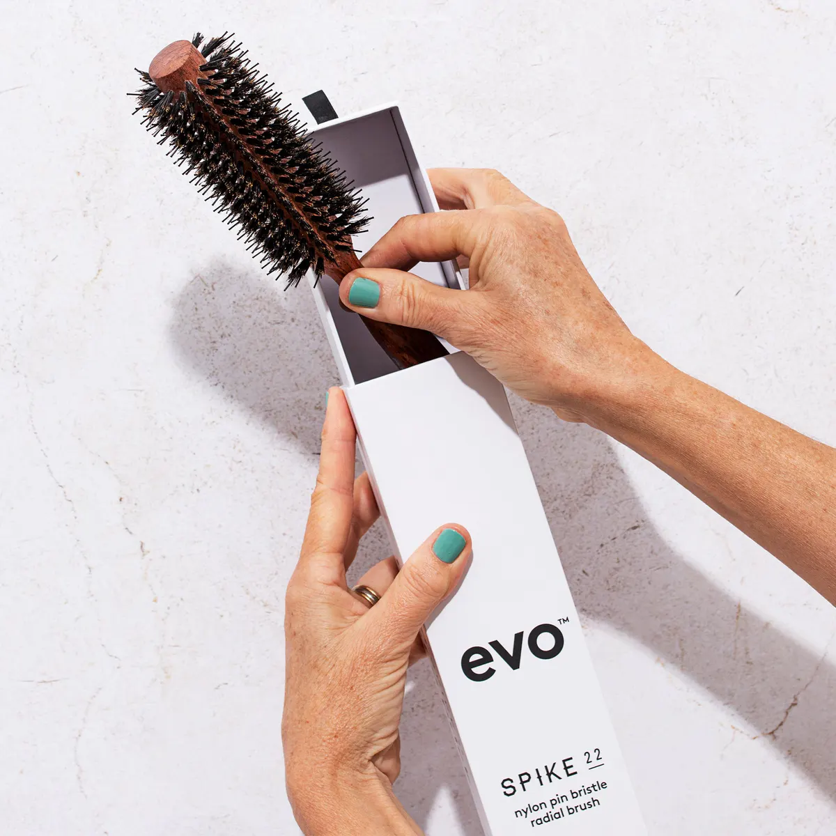 Evo Spike Nylon Pin Bristle radial Brush 22mm, view 2