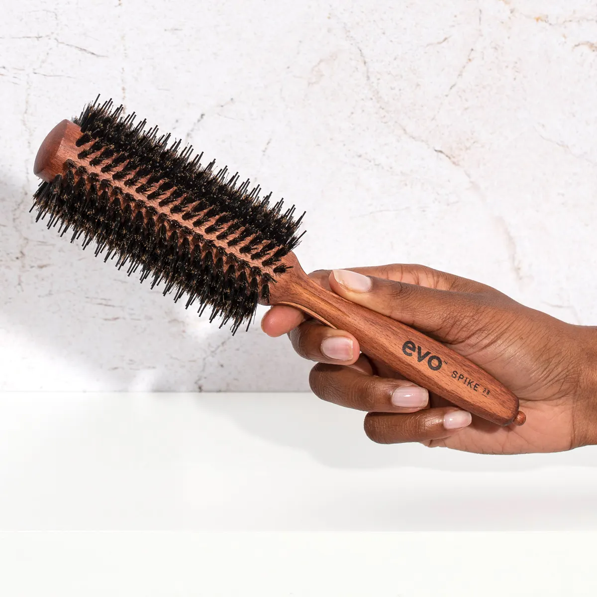 Evo Spike Nylon Pin Bristle radial Brush 28mm, view 2