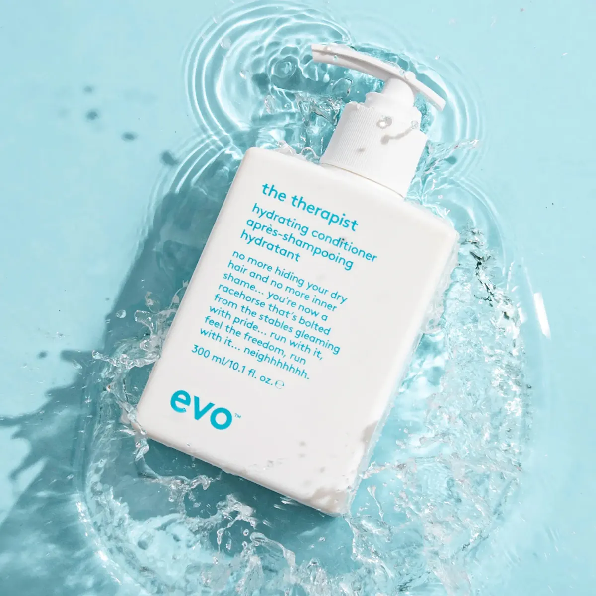Evo The Therapist Hydrating Shampoo and Conditioner 300ml Bundle, view 5
