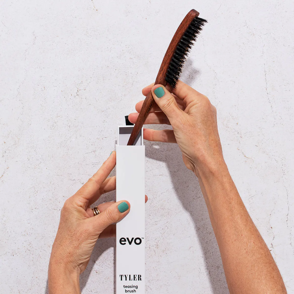 Evo Tyler Natural Bristle Teasing Brush, view 2
