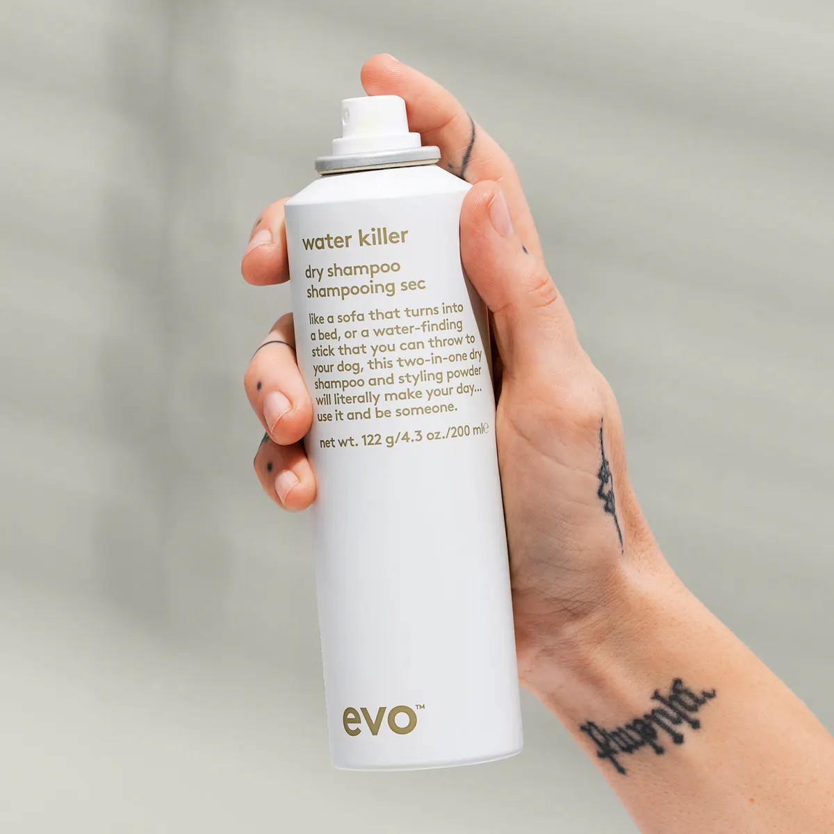 Evo Water Killer Dry Shampoo 200ml, view 2