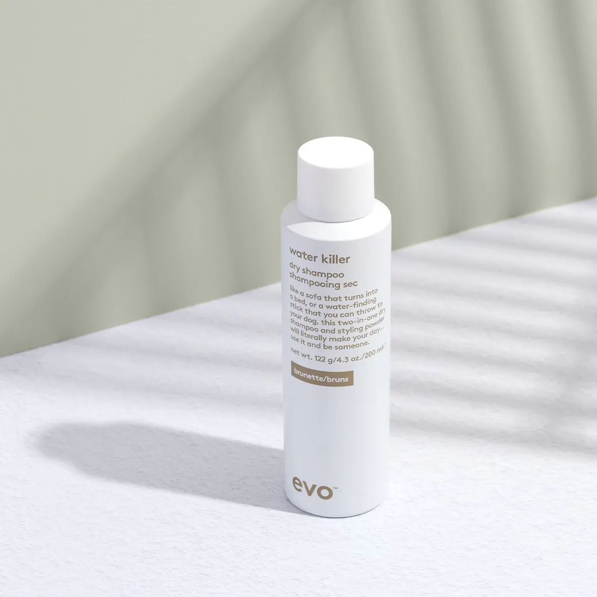 Evo Water Killer Spray Dry Shampoo Brunette 200ml, view 2
