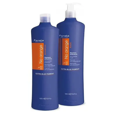 Fanola No Orange Shampoo and Mask 1000ml Bundle