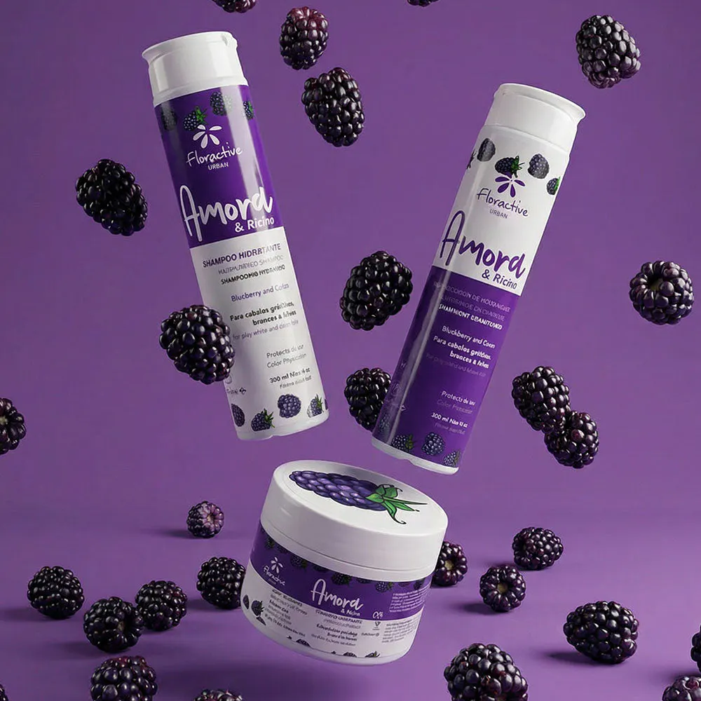 Floractive Blackberry & Castor Mask 250g, view 2