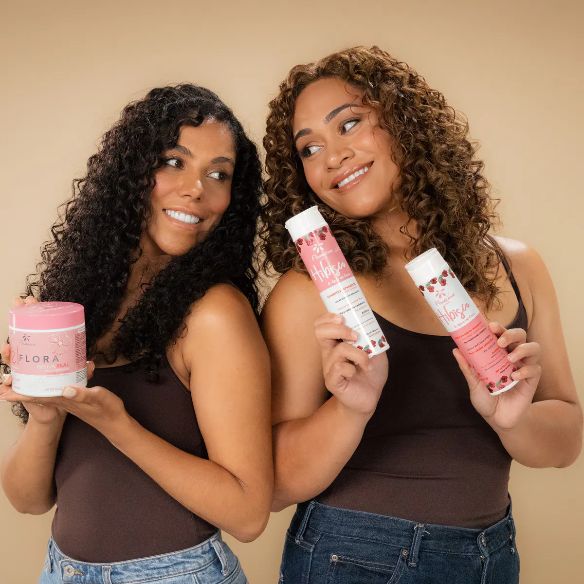 Floractive Hibiscus & Coconut Water Repair for Curly Hair Shampoo 300ml, view 5