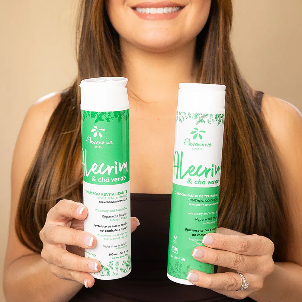 Floractive Rosemary & Green Tea Revitalizing Shampoo 300ml, view 2