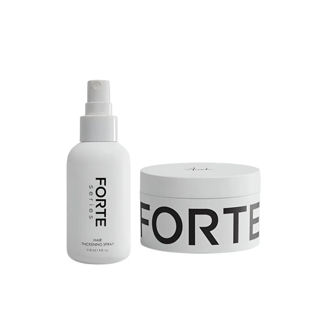 Forte Series All Day Hold Kit for Flat Hair Bundle