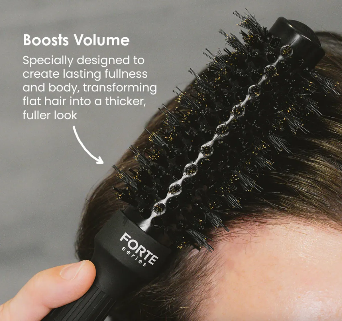 Forte Series Boar Bristle Round Brush, view 2