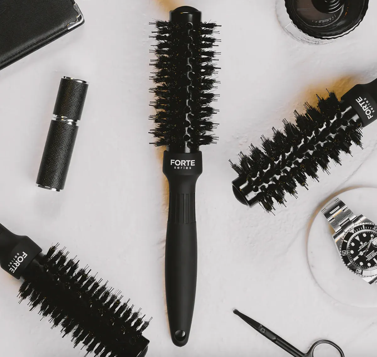 Forte Series Boar Bristle Round Brush, view 5