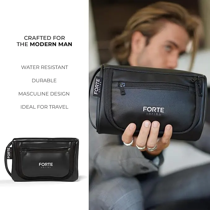 Forte Series Leather Travel Dopp Kit, view 4