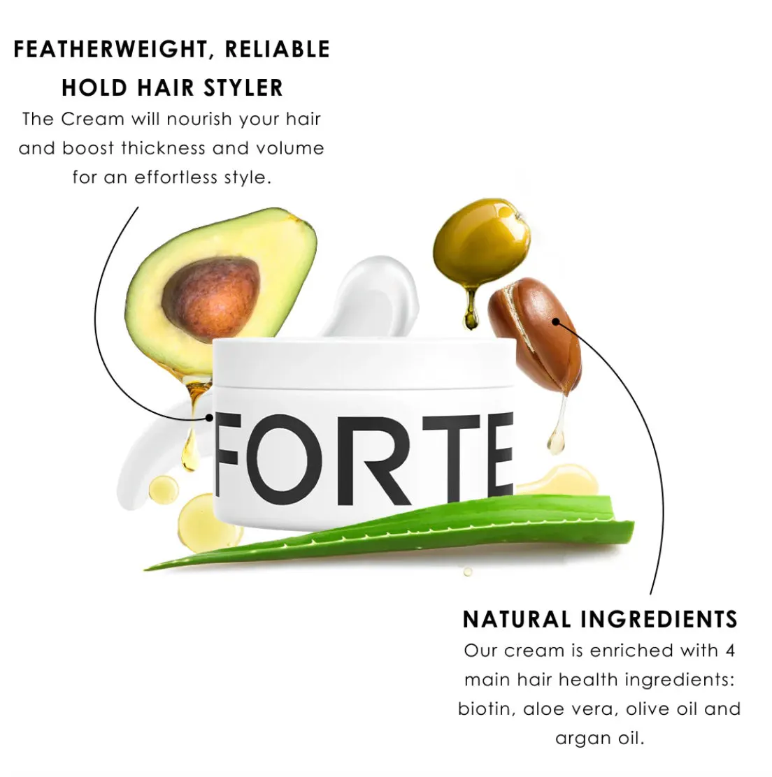 Forte Series Styling Cream 90ml, view 6