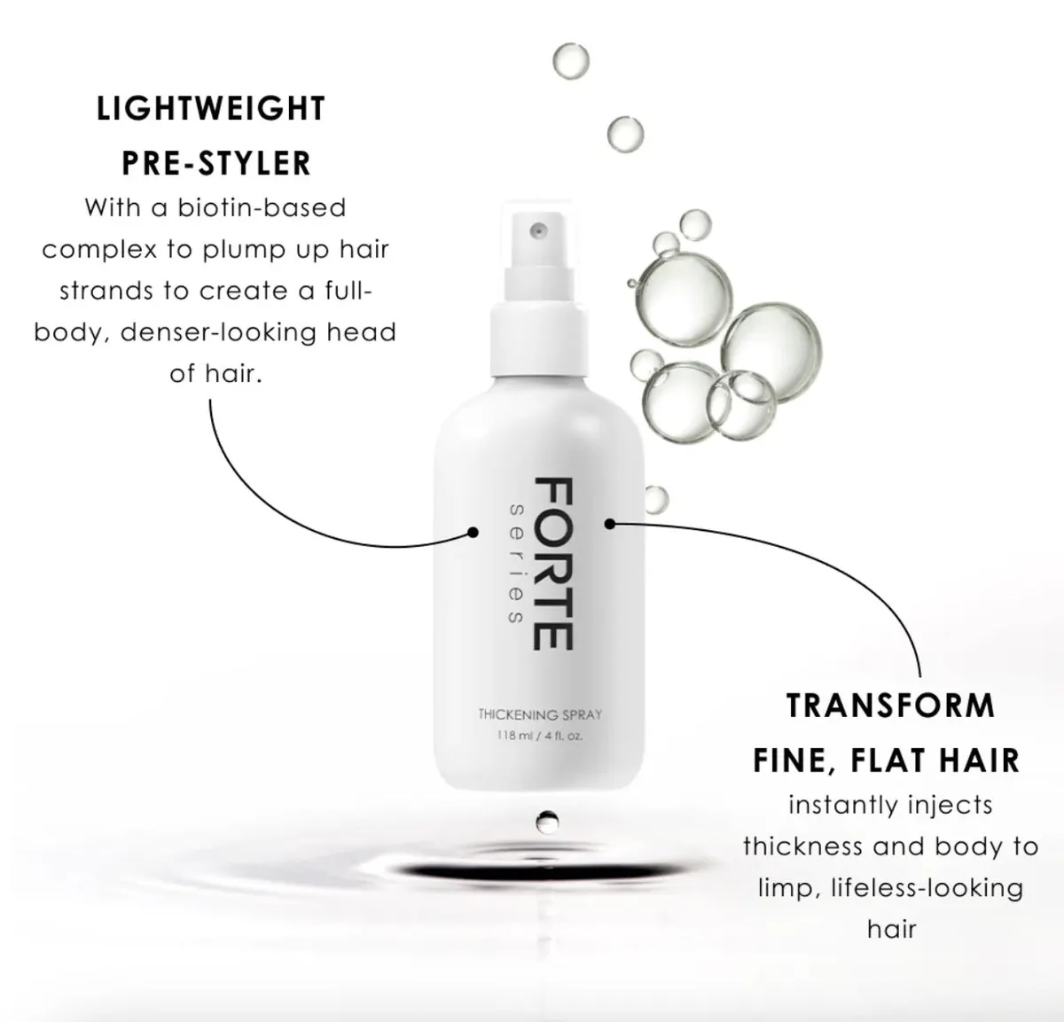 Forte Series Thickening Spray 118ml, view 5
