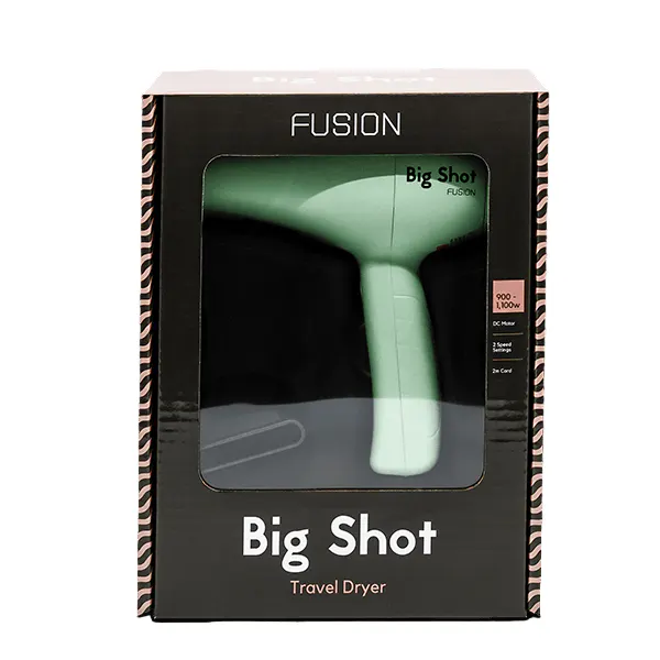 Fusion Big Shot Travel Teal Dryer 1100 watts, view 2