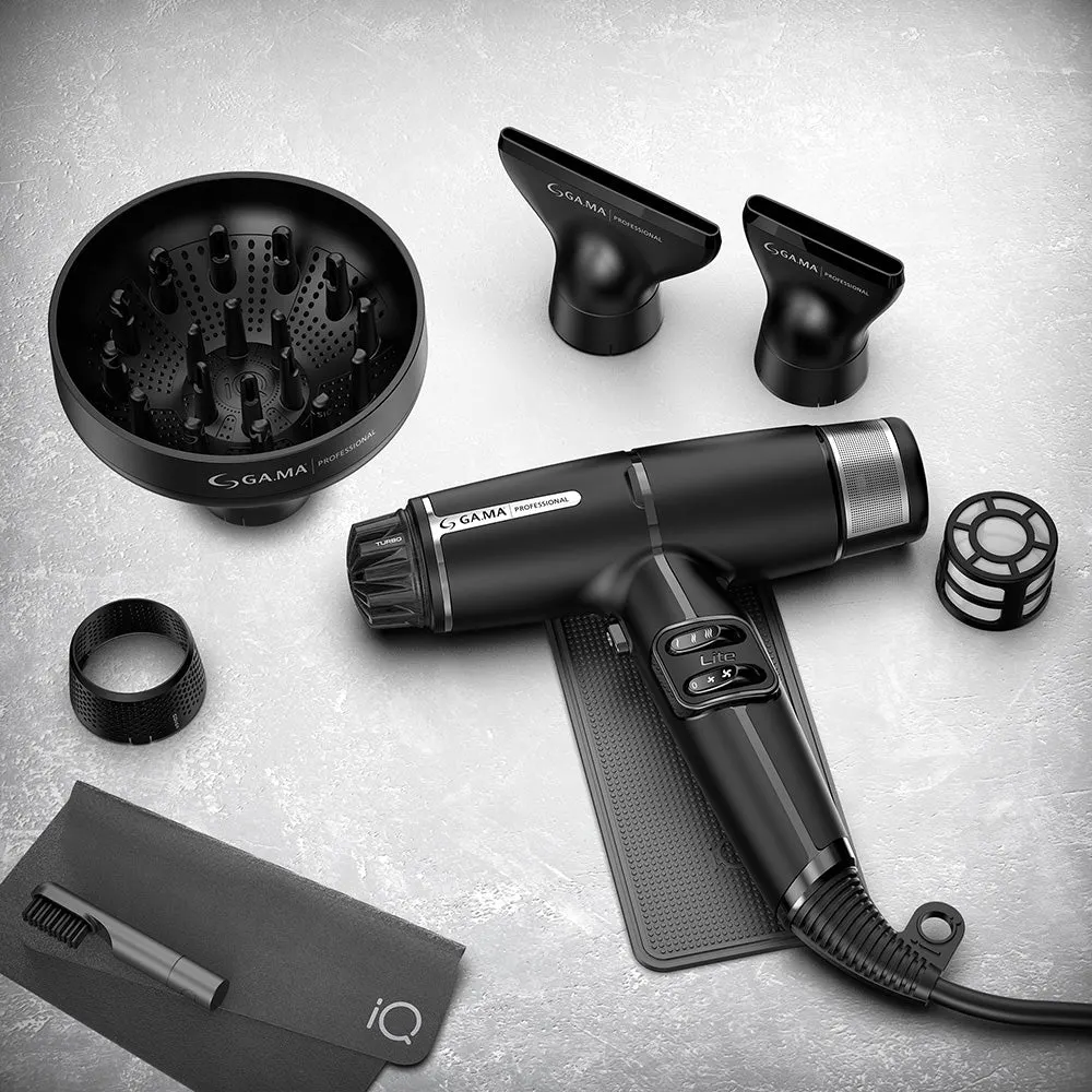 Gama Professional IQ Lite Dryer Black, view 2