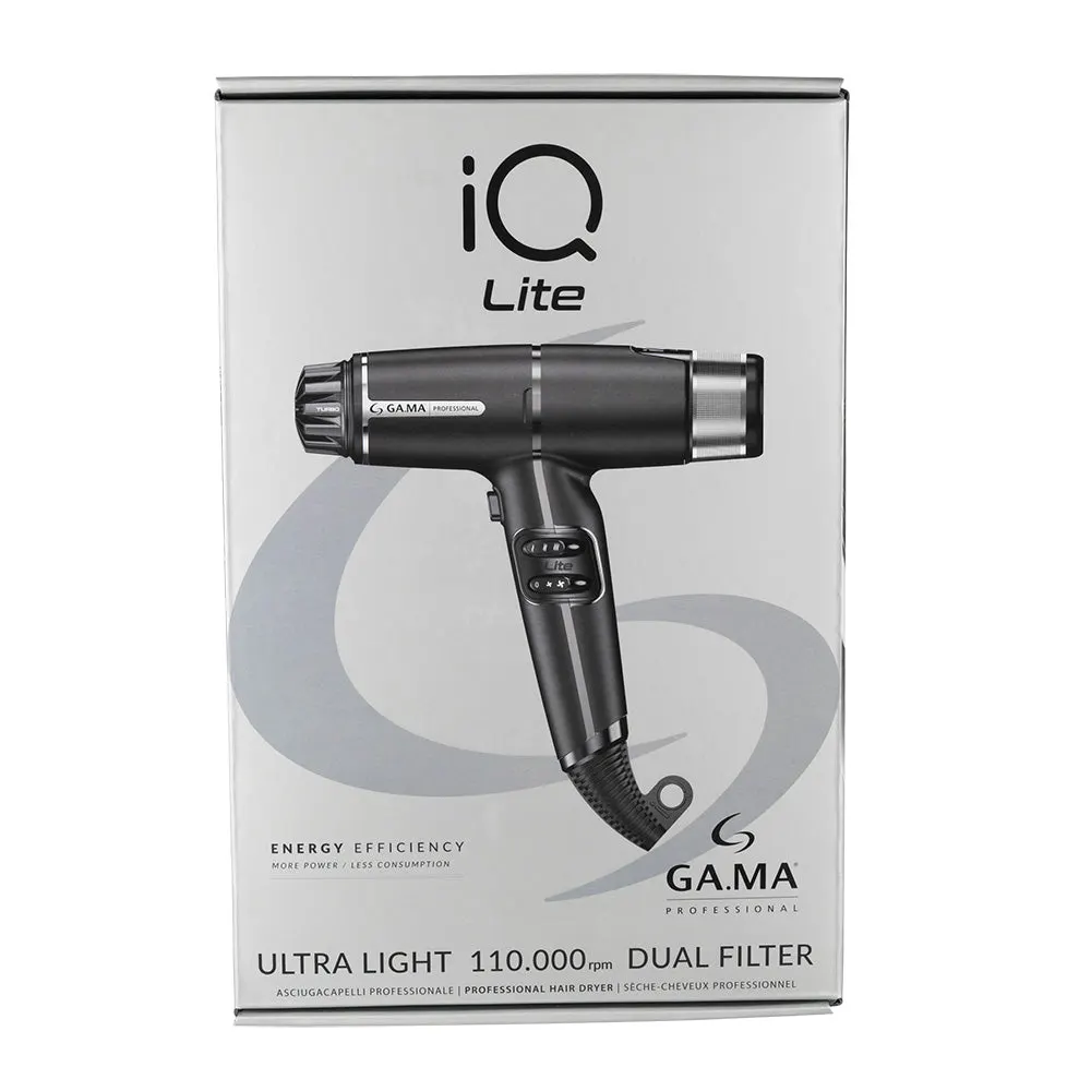 Gama Professional IQ Lite Dryer Black, view 5