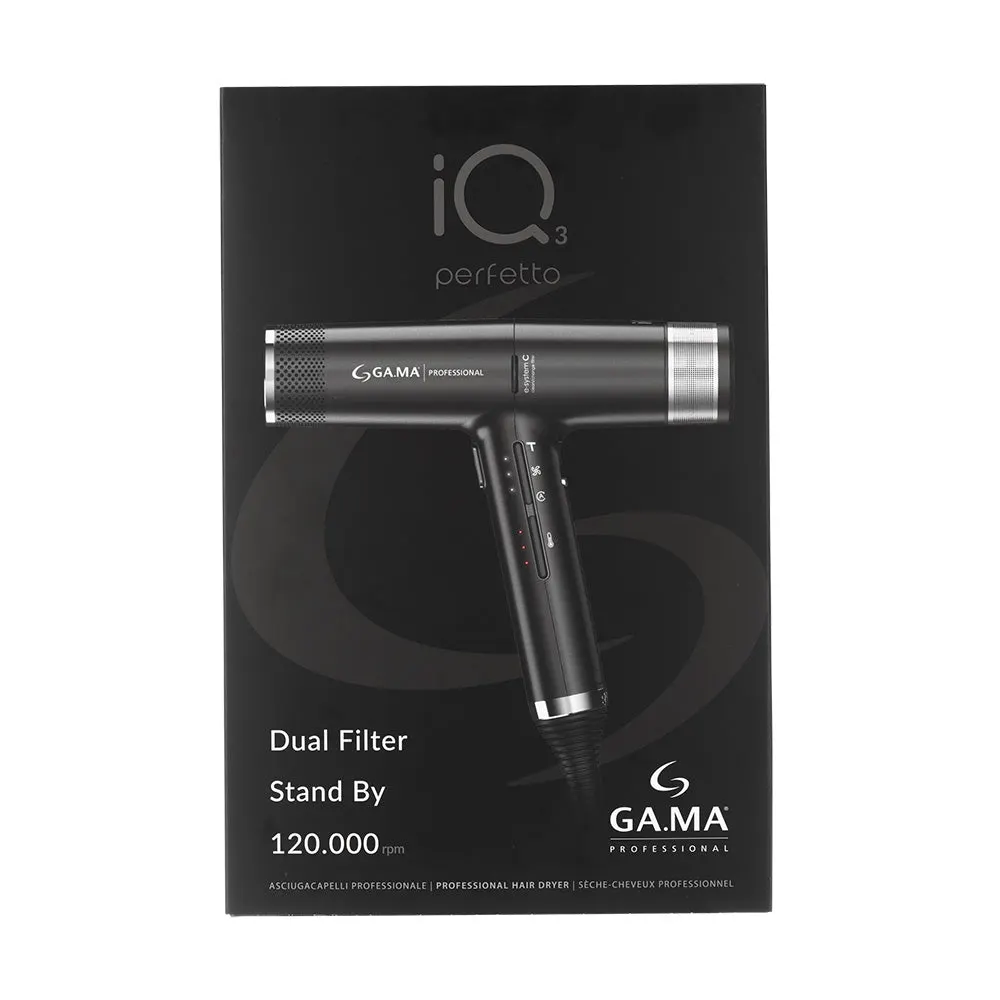 Gama Professional IQ3 Dryer Black, view 5
