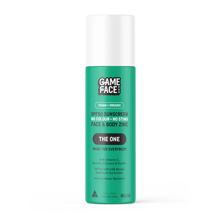 Game Face Pro 'The One' Everyday SPF50 Sunscreen Face & Body 110g