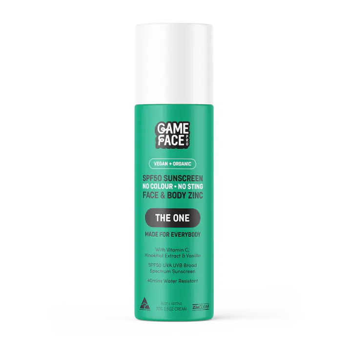 Game Face Pro 'The One' Everyday SPF50 Sunscreen Face & Body 70g